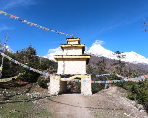 Chorten At Manaslu