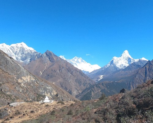  Everest View From Khumjung