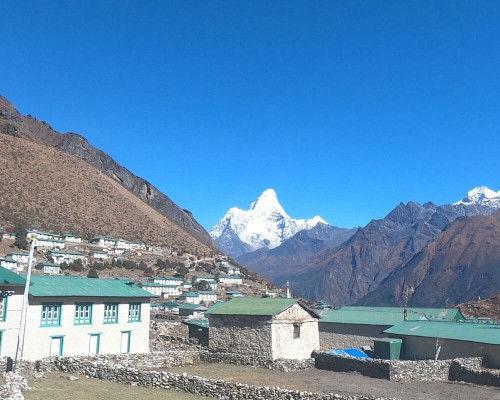 Ama Dablam View From Khumju