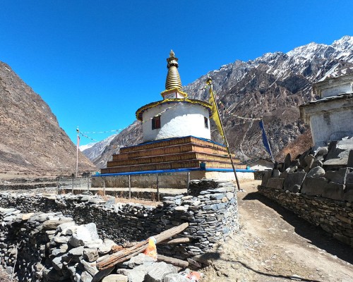 Buddhist Chorten At Tsum Va