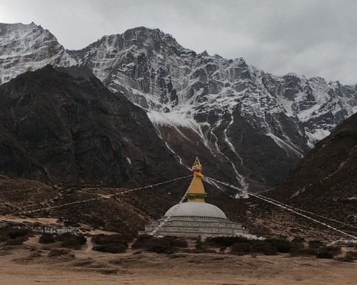 Buddhist Stupa At Thame
