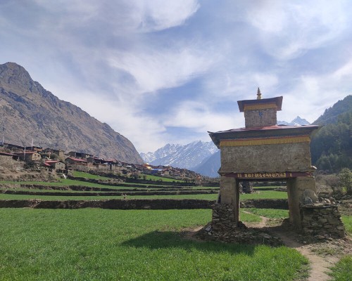 Chhorten At Rupchet Village