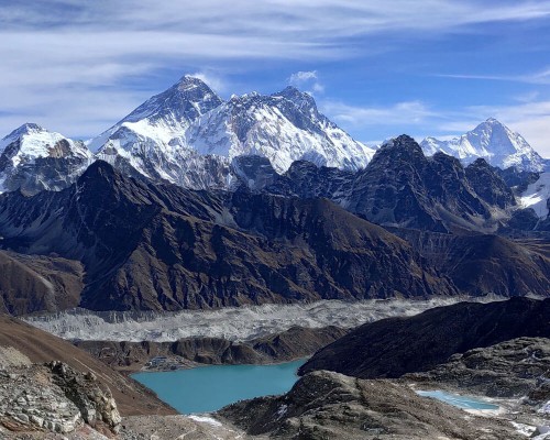 Everest Lhotse Makalu View 